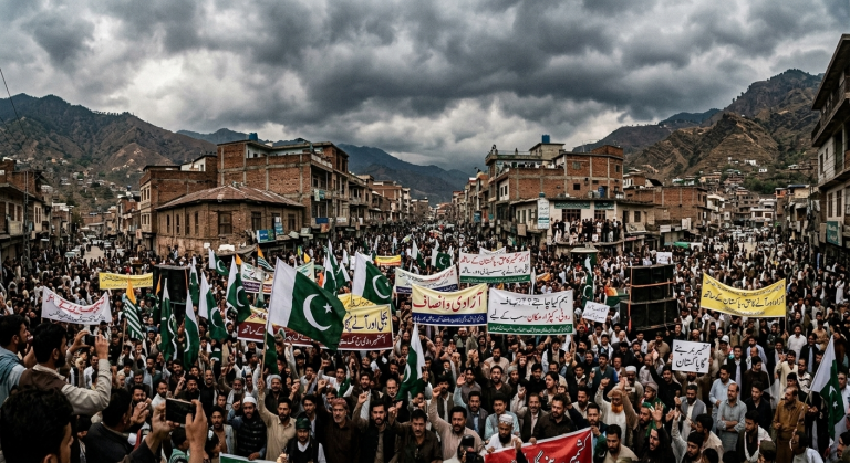 Kashmir protest 2026