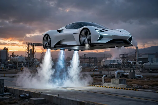 Tesla Flying Car Unveiled: Elon Musk’s Thruster-Powered Roadster Can Actually Fly